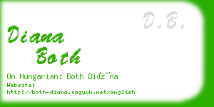 diana both business card